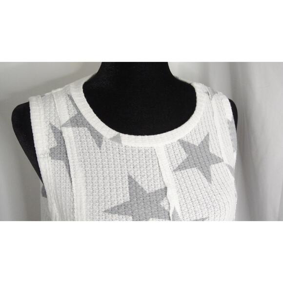 Altar'd State Star Waffle Tunic  Small Top - Picture 2 of 8